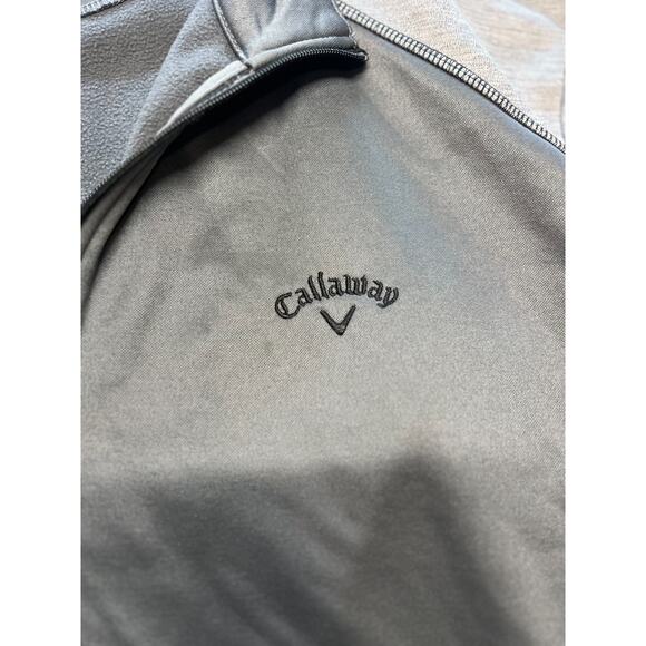 Callaway Men's‎ Quarter Zip Pullover Size XL Long Sleeves Grey Color - Picture 3 of 5